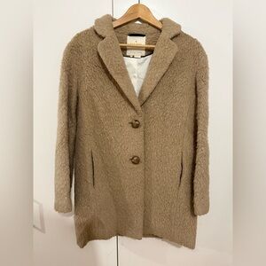 Kate Spade Alpaca Wool Teddy Coat
